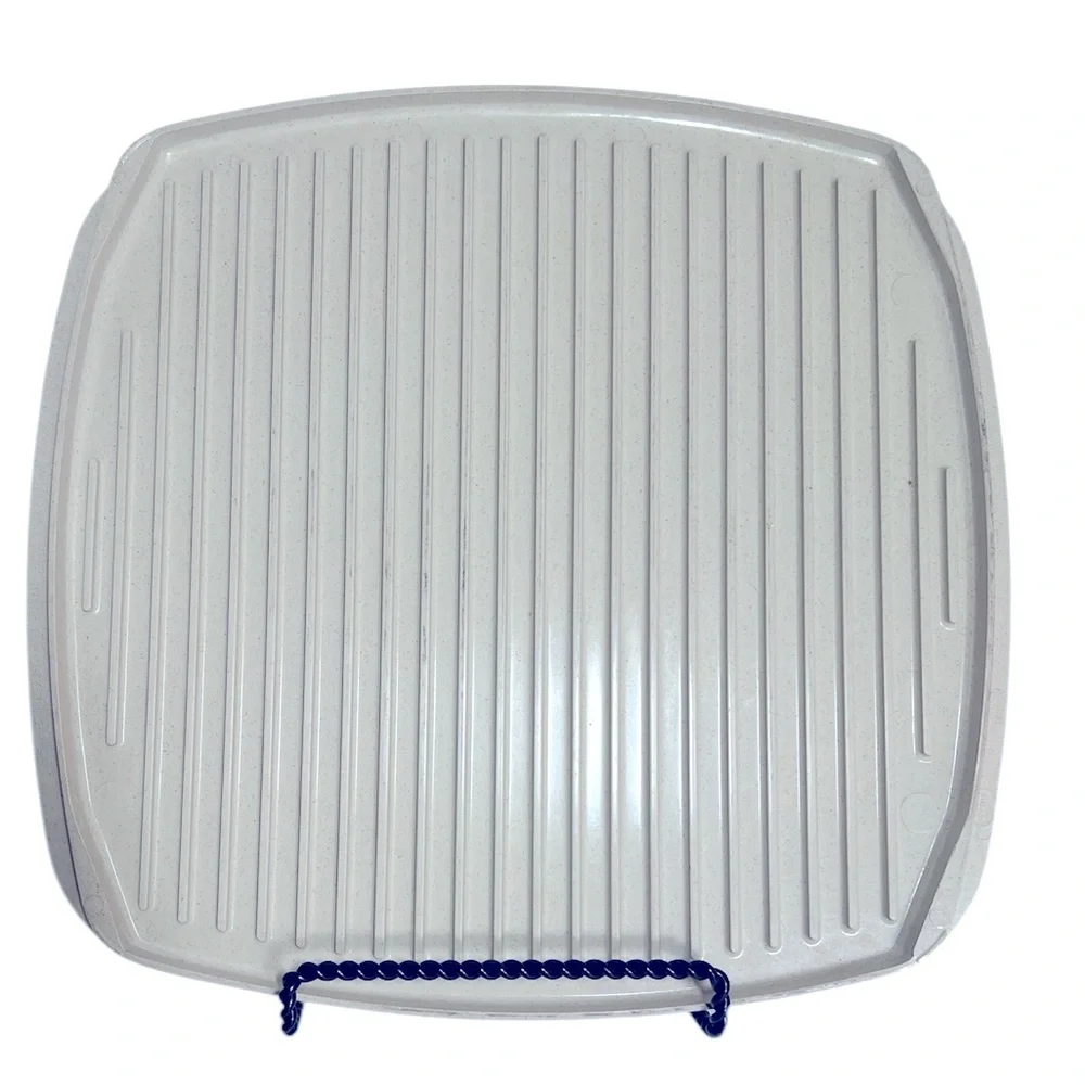 Vintage Nordic Ware Cream Bacon Tray/Meat Defroster.
